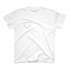 local shop YAYYAY shonanのハート　グリーン スタンダードTシャツ