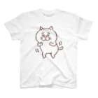 目つきの悪い猫＠いけやけいの踊るにゃんこ スタンダードTシャツ