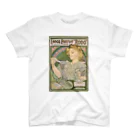世界の絵画アートグッズのアルフォンス・ミュシャ《吹き付け式香水「ロド」》 スタンダードTシャツ