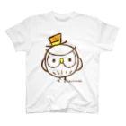 白フクロウのホー太郎のホー太郎カラー スタンダードTシャツ