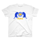 保護猫支援ショップ・パール女将のお宿のpeace  Regular Fit T-Shirt