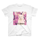 保護猫広場　ラブとハッピーの【河津桜】はっちゃん【500円の寄付になります】 Regular Fit T-Shirt