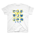 LONESOME TYPE ススの猫が世界を支配する9FACES UKR🇺🇦 スタンダードTシャツ