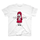 aocollectionの涙少女(赤) Regular Fit T-Shirt
