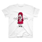 aocollectionの涙少女(赤) スタンダードTシャツ