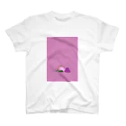 手作り果林の桃饅頭ちゃんと猫 ねこむ Regular Fit T-Shirt