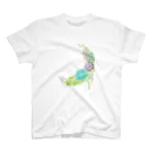 DOTEKKOのT-29 Succulents moon (no font) Regular Fit T-Shirt