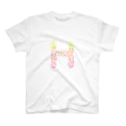 neoacoのAlphabet H -gradation leafs style- Regular Fit T-Shirt