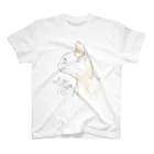 Aimé le chatのかわいいちゃんの青い眼シリーズ Regular Fit T-Shirt