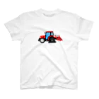 働く車・乗り物Tシャツ／KK商店のトラクター（クローラータイプ） スタンダードTシャツ
