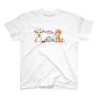 Heaven Monkeyのキツネのティータイム スタンダードTシャツ