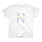 neoacoのAlphabet N -gradation leafs style- スタンダードTシャツ