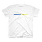 サトオのウクライナカラー　横ライン Regular Fit T-Shirt