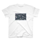 平仮なさいん の店のさざ波は太陽の群れ天の景  磊門 スタンダードTシャツ