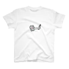 little artists from Lombokのプーちゃんの手描きネコ Regular Fit T-Shirt