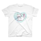 猫のあいさつのえりまきネコチャン スタンダードTシャツ