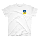 ハチワレ俱楽部のウクライナ支援グレイハチワレくん Regular Fit T-Shirt