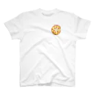 イラスト MONYAAT のワンポイント　ポメラニアンとピザ Regular Fit T-Shirt