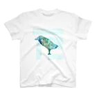 眠〜い眠〜いトカゲの巣の鳥 スタンダードTシャツ