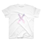 neoacoのAlphabet X -gradation leafs style- Regular Fit T-Shirt