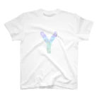 neoacoのAlphabet Y -gradation leafs style- Regular Fit T-Shirt