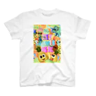 Hey! Kids Kidsのカラフル 夏 パイナップル ココナッツ ウィニー 恐竜 Regular Fit T-Shirt