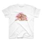 はちゅまみれSHOPのはちゅ満開！桜色ver. スタンダードTシャツ