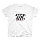 SHIMABASEのGOODSの4WD or Die TEE スタンダードTシャツ