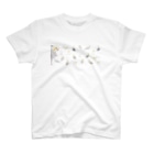 まめるりはことりのあつまれオカメインコちゃん【まめるりはことり】 Regular Fit T-Shirt