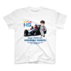 GRANDPRIX名古屋栄店のHIRONOBU SHIMIZU AUTOPOLIS GOLD CUP 2022 S-FJ Rd.1 Winner T-Shirts スタンダードTシャツ