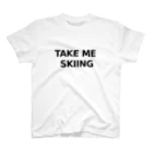 prinaのTAKE ME SKIING black スタンダードTシャツ