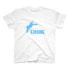 スクゥーマのEHIME-T　LightBlue Regular Fit T-Shirt