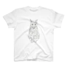 小鳥と映画館の静かに怒ってる猫 Regular Fit T-Shirt