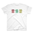 ぴすたもんの３色のカエル Regular Fit T-Shirt