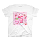 nanatsu roseのななうさいちごパフェ スタンダードTシャツ