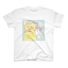 トラとハチワレの腕組みするねこ スタンダードTシャツ