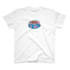 Haunted LabのColorful marble cake 派手なケーキ Regular Fit T-Shirt