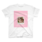 感猫ちゃんのハルちゃん/ピンク色 スタンダードTシャツ