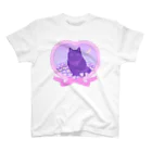 ファンシーショップ どり〜むの黒猫とお花畑 Regular Fit T-Shirt