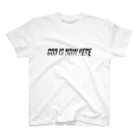 GenerousのGOD IS N O W H E R E スタンダードTシャツ