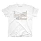 The starving monkeyの周期表・漢字 スタンダードTシャツ