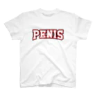 下ネタショップ『下品堂』のPENISロゴ Regular Fit T-Shirt