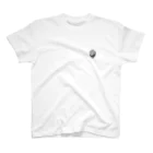 On My Way_JAPAN Official StoreのモノクロロゴTシャツ　ホワイト（両面） Regular Fit T-Shirt