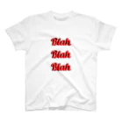 モリチエコのBlah Blah Blah Regular Fit T-Shirt