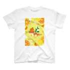 たづのレオパとマンダリンオレンジ スタンダードTシャツ