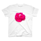 Flower Flower。の夏、祖母が育てた花。 Regular Fit T-Shirt