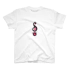 love8peace；MusicのLove8Peace セミコロン ブラック Regular Fit T-Shirt