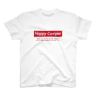 go campingのHappy Camper（red） Regular Fit T-Shirt