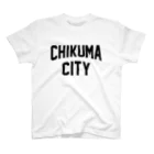 JIMOTOE Wear Local Japanの千曲市 CHIKUMA CITY スタンダードTシャツ