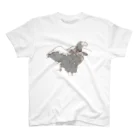 鳥好きショップの02.オオワシ_シリーズ スタンダードTシャツ